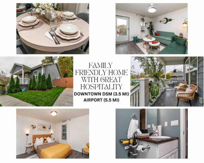 Family Friendly Home Close To Airport And Downtown ดิมอยน์ ภายนอก รูปภาพ